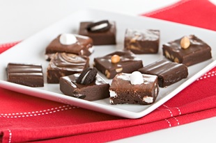 Delicious chocolate fudge